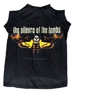 Blended Dog Cat Pet T Shirt Top Silence Of The Lambs Graphic Black S NWOT